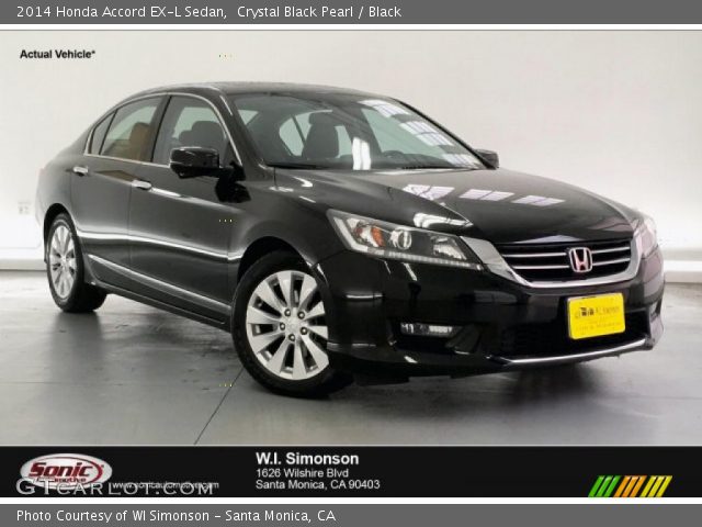2014 Honda Accord EX-L Sedan in Crystal Black Pearl