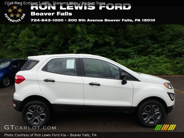 2019 Ford EcoSport S 4WD in Diamond White