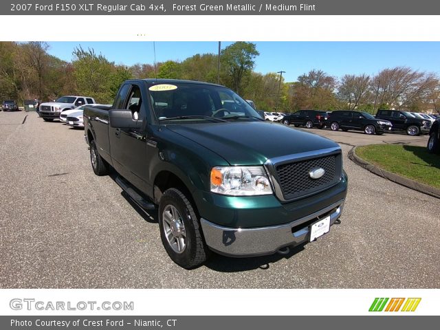 2007 Ford F150 XLT Regular Cab 4x4 in Forest Green Metallic