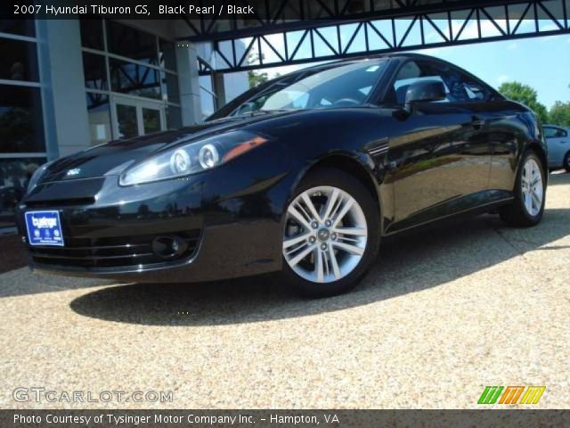 2007 Hyundai Tiburon GS in Black Pearl