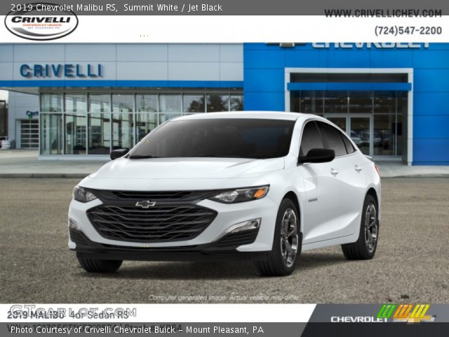 2019 Chevrolet Malibu RS in Summit White
