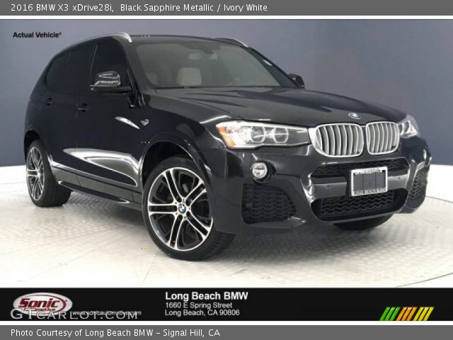 2016 BMW X3 xDrive28i in Black Sapphire Metallic