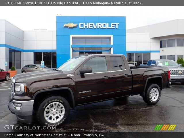 2018 GMC Sierra 1500 SLE Double Cab 4WD in Deep Mahogany Metallic