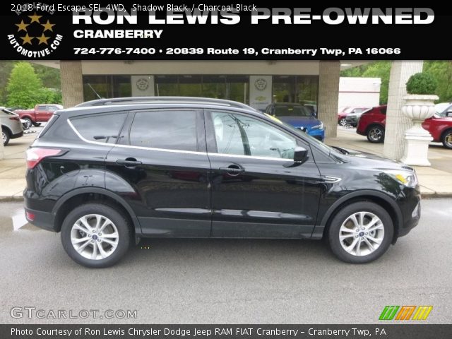 2018 Ford Escape SEL 4WD in Shadow Black