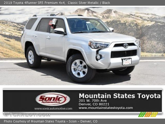 2019 Toyota 4Runner SR5 Premium 4x4 in Classic Silver Metallic