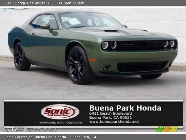 2018 Dodge Challenger SXT in F8 Green