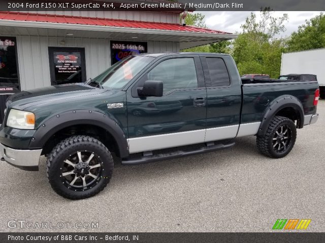 2004 Ford F150 XLT SuperCab 4x4 in Aspen Green Metallic