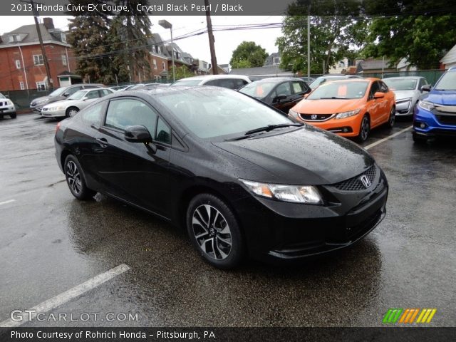 2013 Honda Civic EX Coupe in Crystal Black Pearl