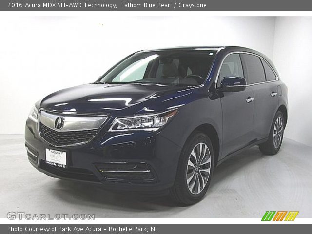 2016 Acura MDX SH-AWD Technology in Fathom Blue Pearl