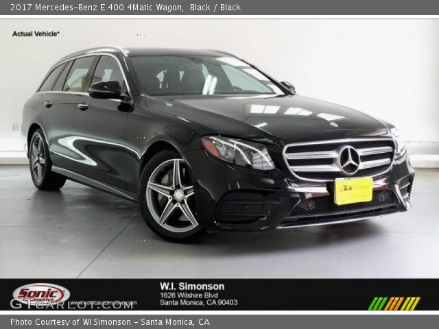 2017 Mercedes-Benz E 400 4Matic Wagon in Black