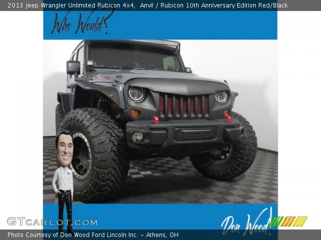 2013 Jeep Wrangler Unlimited Rubicon 4x4 in Anvil