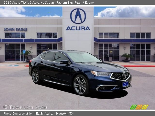 2019 Acura TLX V6 Advance Sedan in Fathom Blue Pearl