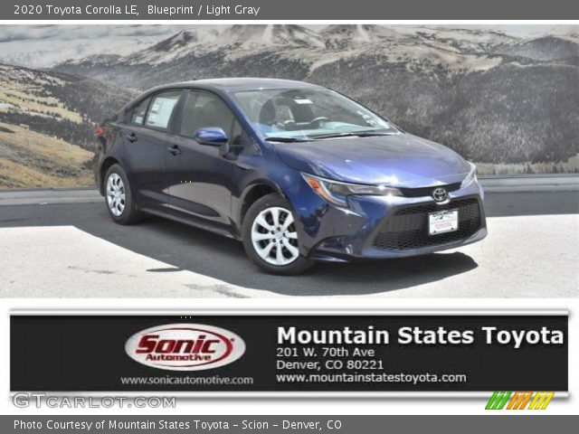 2020 Toyota Corolla LE in Blueprint