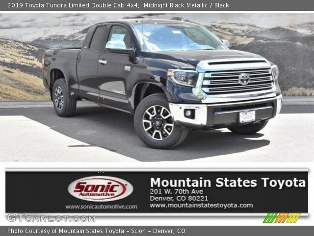 2019 Toyota Tundra Limited Double Cab 4x4 in Midnight Black Metallic