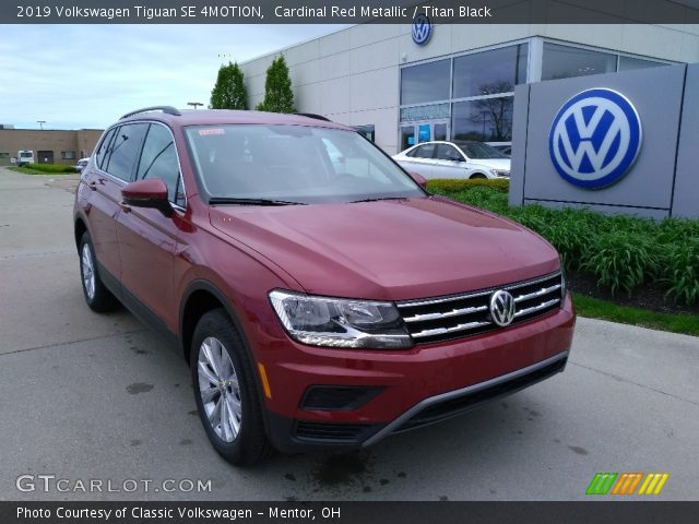 2019 Volkswagen Tiguan SE 4MOTION in Cardinal Red Metallic