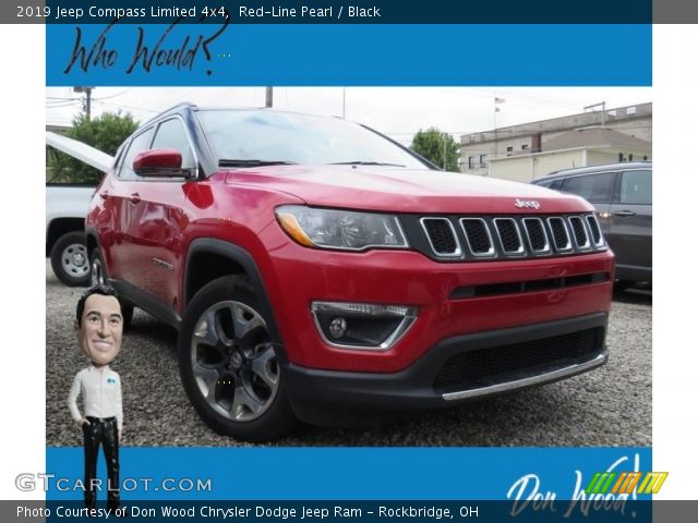 2019 Jeep Compass Limited 4x4 in Red-Line Pearl