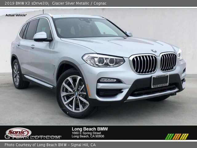2019 BMW X3 sDrive30i in Glacier Silver Metallic