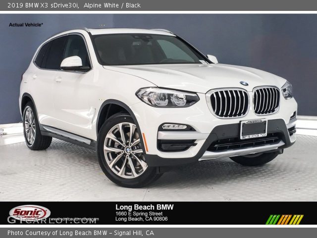 2019 BMW X3 sDrive30i in Alpine White