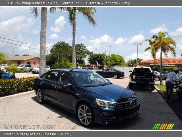 2018 Volkswagen Passat R-Line in Tourmaline Blue Metallic
