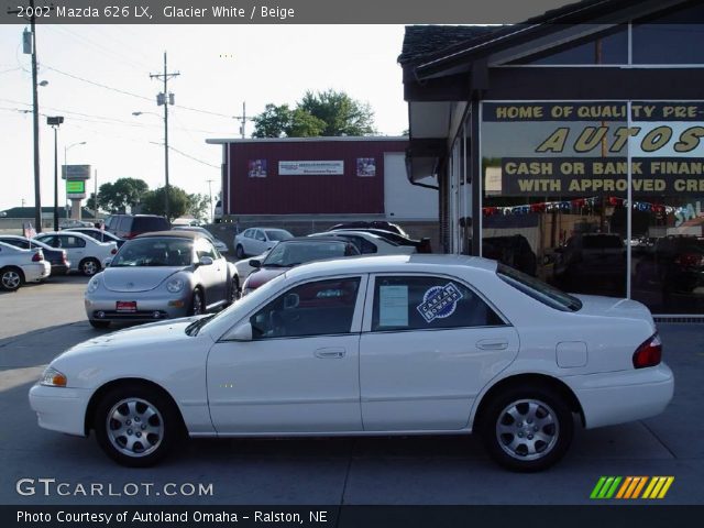 2002 Mazda 626 LX in Glacier White