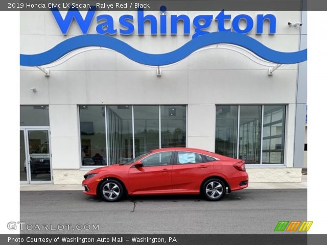 2019 Honda Civic LX Sedan in Rallye Red