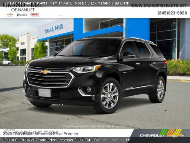 2019 Chevrolet Traverse Premier AWD in Mosaic Black Metallic