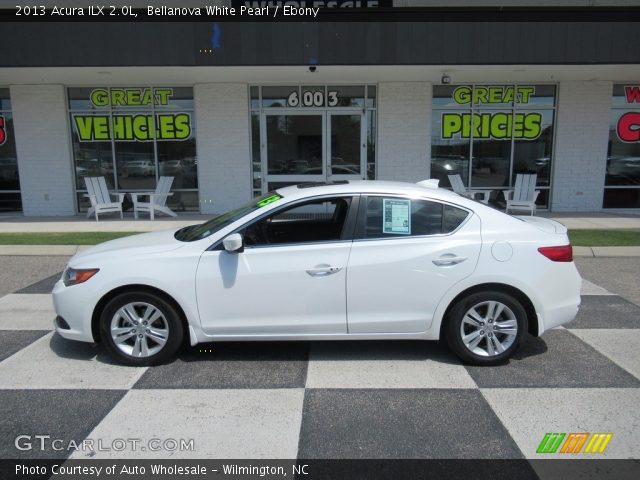 2013 Acura ILX 2.0L in Bellanova White Pearl