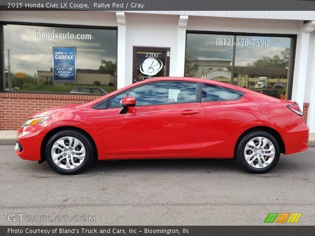 2015 Honda Civic LX Coupe in Rallye Red