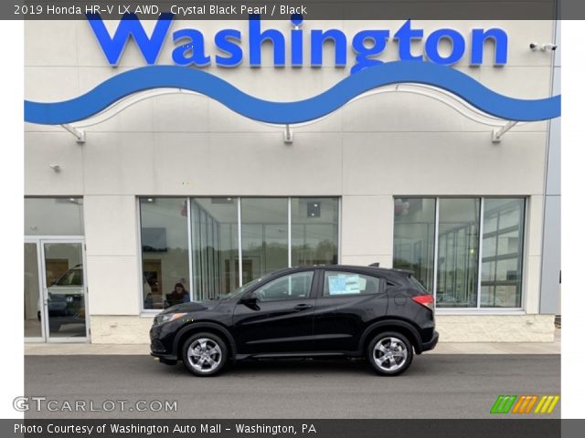 2019 Honda HR-V LX AWD in Crystal Black Pearl