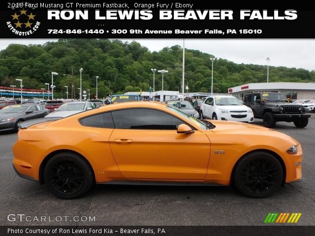 2018 Ford Mustang GT Premium Fastback in Orange Fury