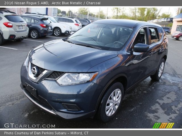 2016 Nissan Rogue S AWD in Arctic Blue Metallic