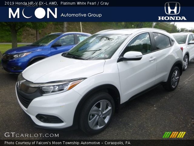 2019 Honda HR-V EX-L AWD in Platinum White Pearl