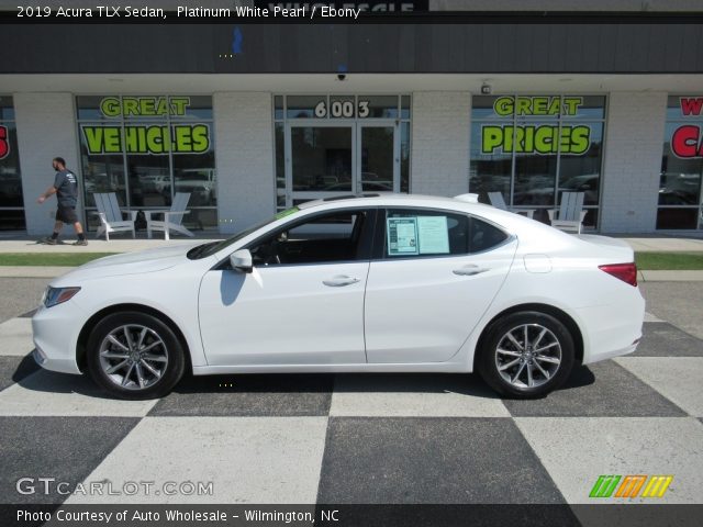 2019 Acura TLX Sedan in Platinum White Pearl