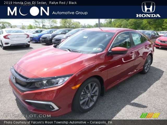 2019 Honda Civic EX Sedan in Rallye Red