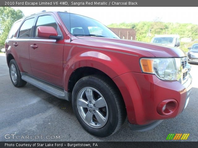 2010 Ford Escape Limited V6 4WD in Sangria Red Metallic