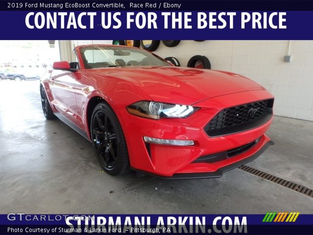2019 Ford Mustang EcoBoost Convertible in Race Red