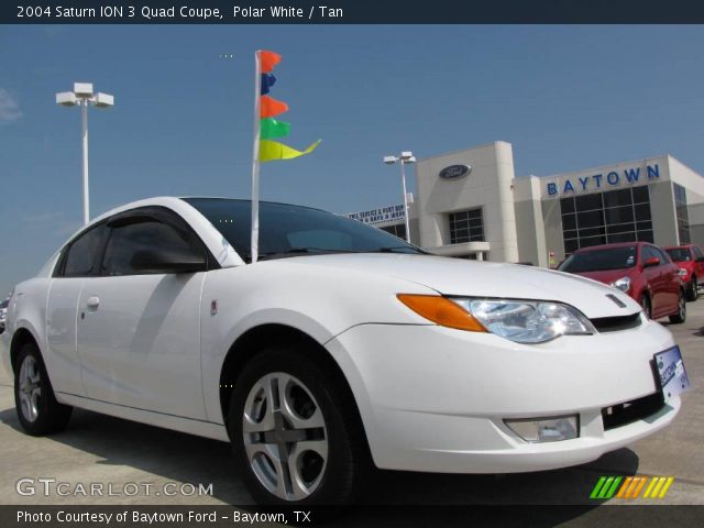 2004 Saturn ION 3 Quad Coupe in Polar White