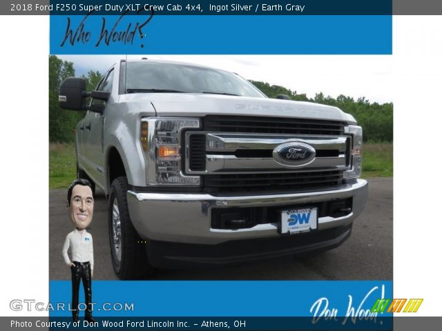 2018 Ford F250 Super Duty XLT Crew Cab 4x4 in Ingot Silver