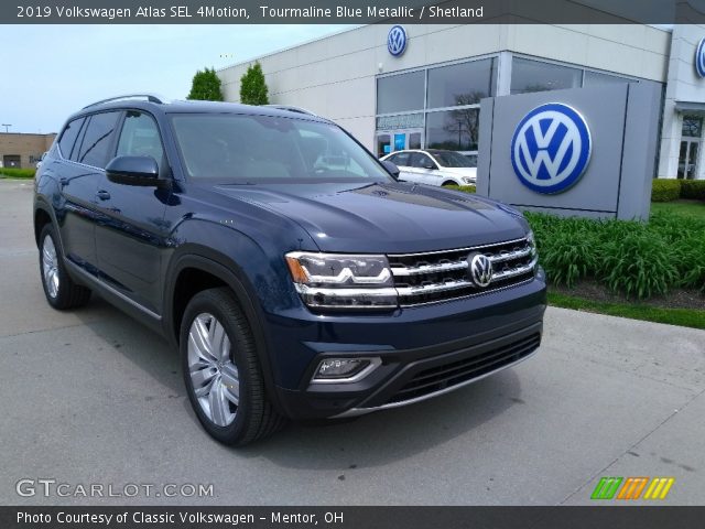 2019 Volkswagen Atlas SEL 4Motion in Tourmaline Blue Metallic