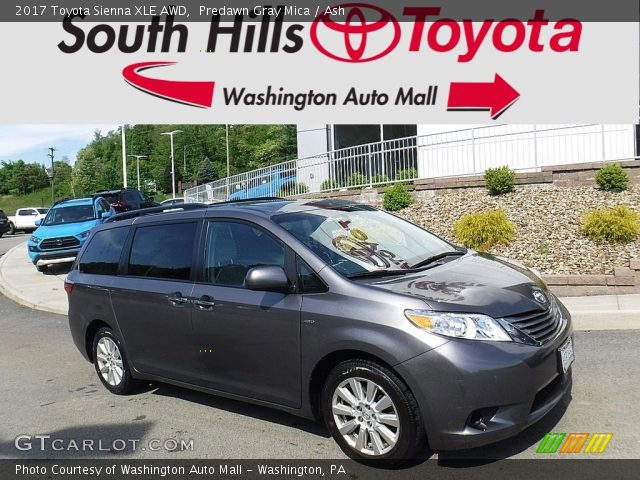 2017 Toyota Sienna XLE AWD in Predawn Gray Mica