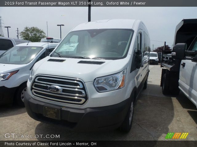 2019 Ford Transit Passenger Wagon XLT 350 MR Long in Oxford White