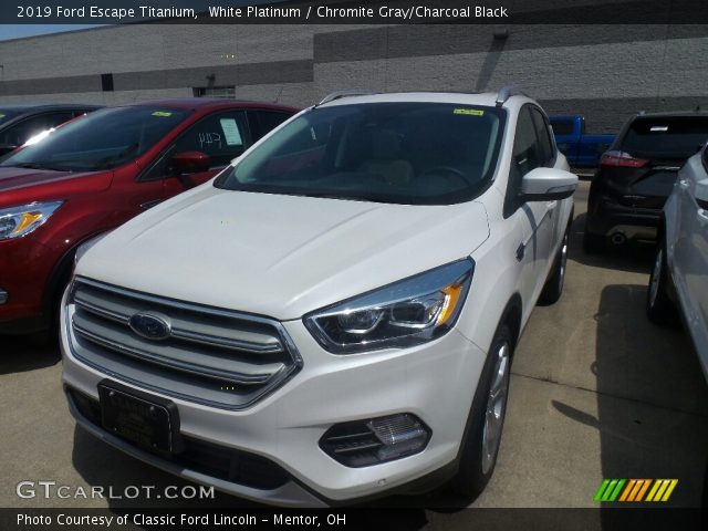 2019 Ford Escape Titanium in White Platinum