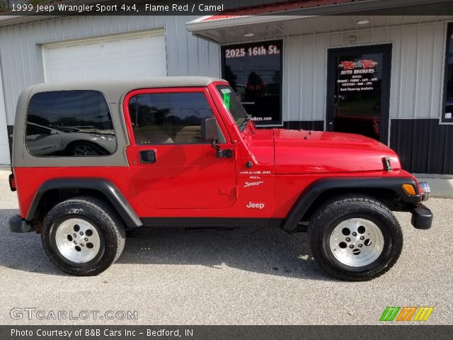 1999 Jeep Wrangler Sport 4x4 in Flame Red