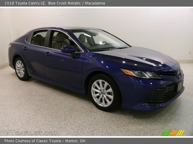 2018 Toyota Camry LE in Blue Crush Metallic