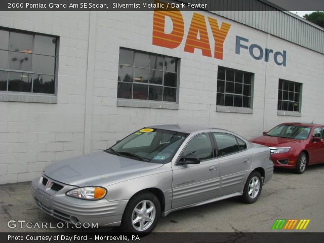 2000 Pontiac Grand Am SE Sedan in Silvermist Metallic