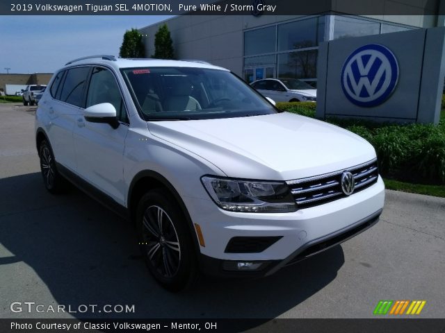 2019 Volkswagen Tiguan SEL 4MOTION in Pure White