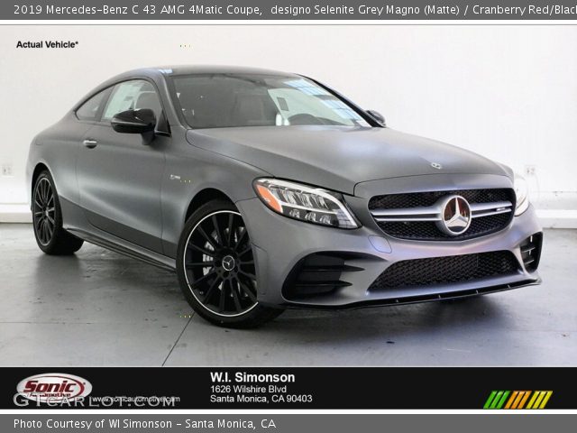 2019 Mercedes-Benz C 43 AMG 4Matic Coupe in designo Selenite Grey Magno (Matte)