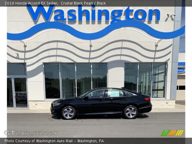 2019 Honda Accord EX Sedan in Crystal Black Pearl