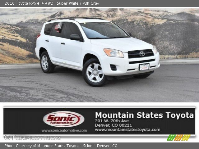 2010 Toyota RAV4 I4 4WD in Super White