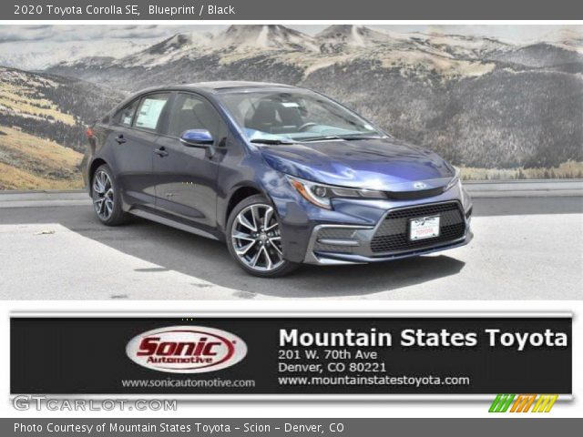 2020 Toyota Corolla SE in Blueprint